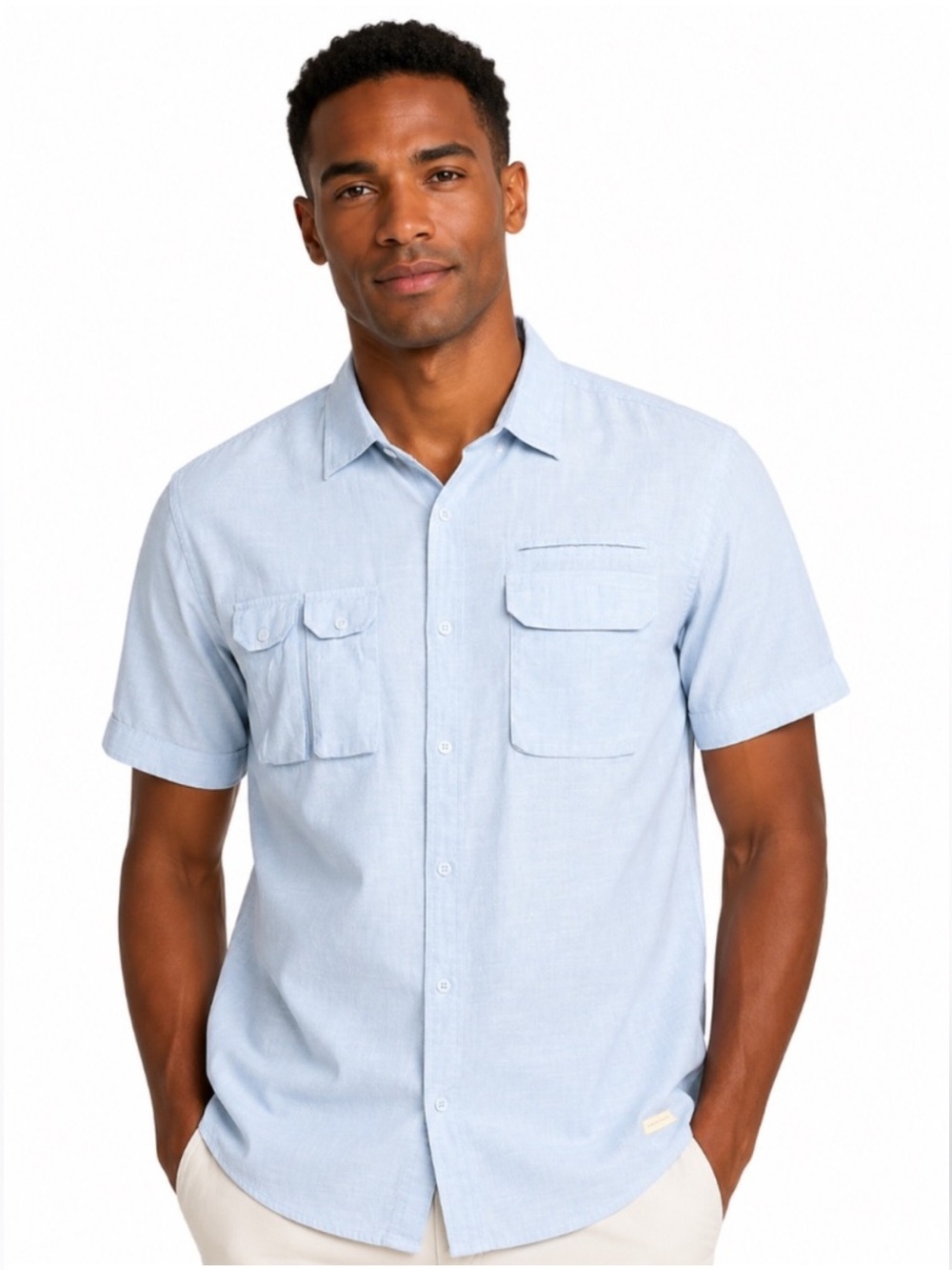 Sean John Shirt XXL Camp Blue